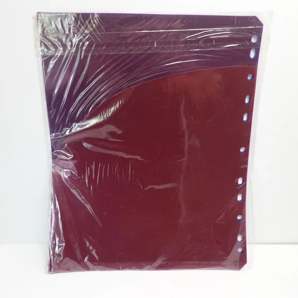 BOPC 2 Sided Rounded Binder Pockets 4 Pack